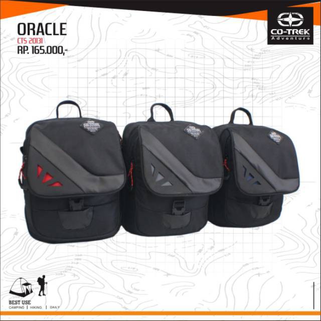 Tas Slempang/ Tas Outdoor Co-Trek / Travel Pouch Co-Trek Oracle/ Tas Slempang Gunung Original