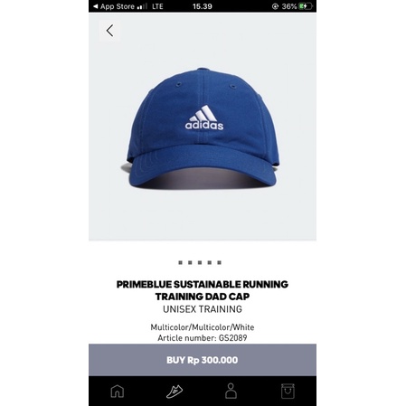 topi running adidas running hat