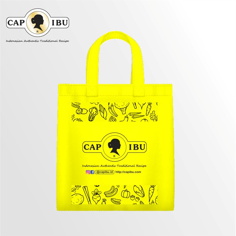 Tas Belanja Shopping Bag Cap Ibu (45 x 38 x 8 cm)