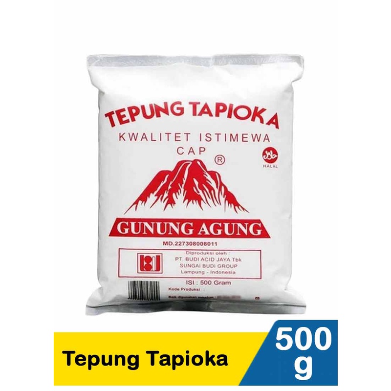 

Tepung Tapioaka Gunung Agung 500gr