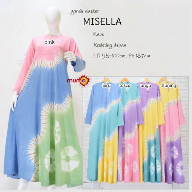 gamis kaos cotton MISELLA