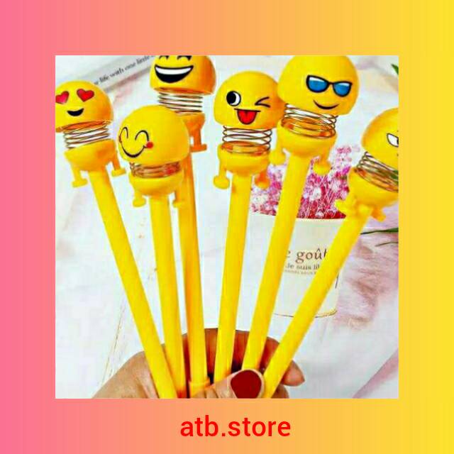 

pulpen emoji goyang karakter lucu