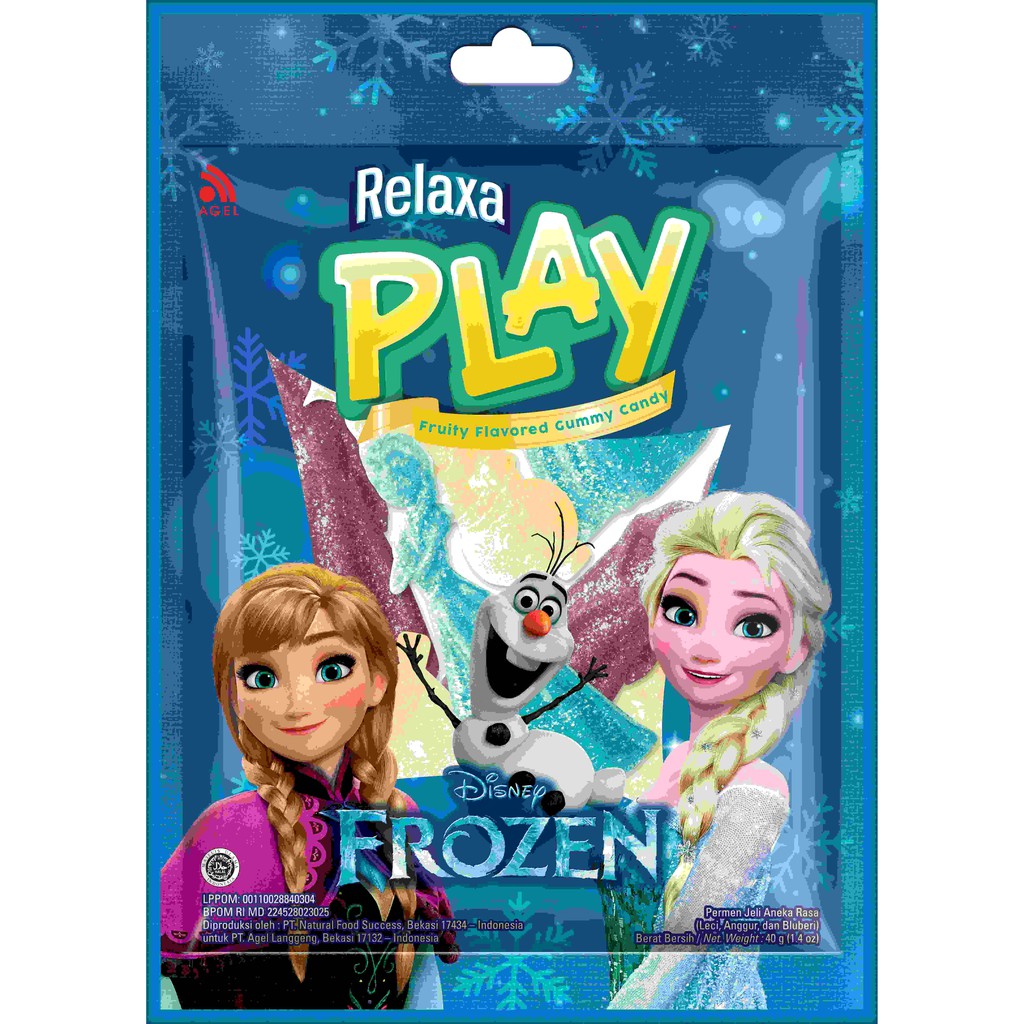 

Relaxa Play Frozen – Permen Gummy Rasa Buah (Isi 10 sachet)