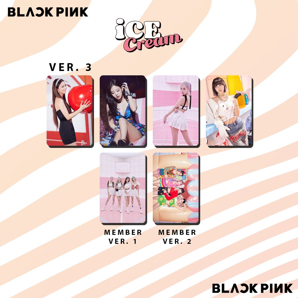 Unofficial Photocard BLACKPINK Ice Cream