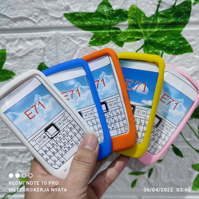 Case Silicon Jelly Nokia E71 Bahan Tebal