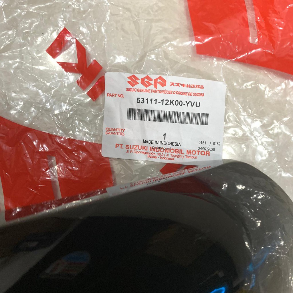 SPAKBOR DEPAN SATRIA FU INJEKSI 150 HITAM KILAT PNP FU KARBU OIGINAL SGP