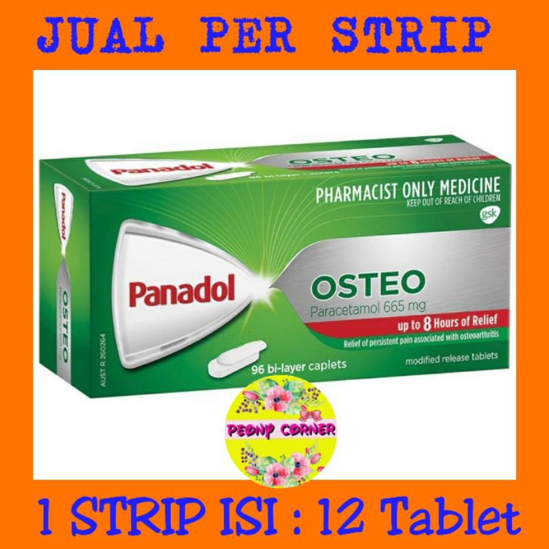 Panadol Osteo 1 Strip Isi 12