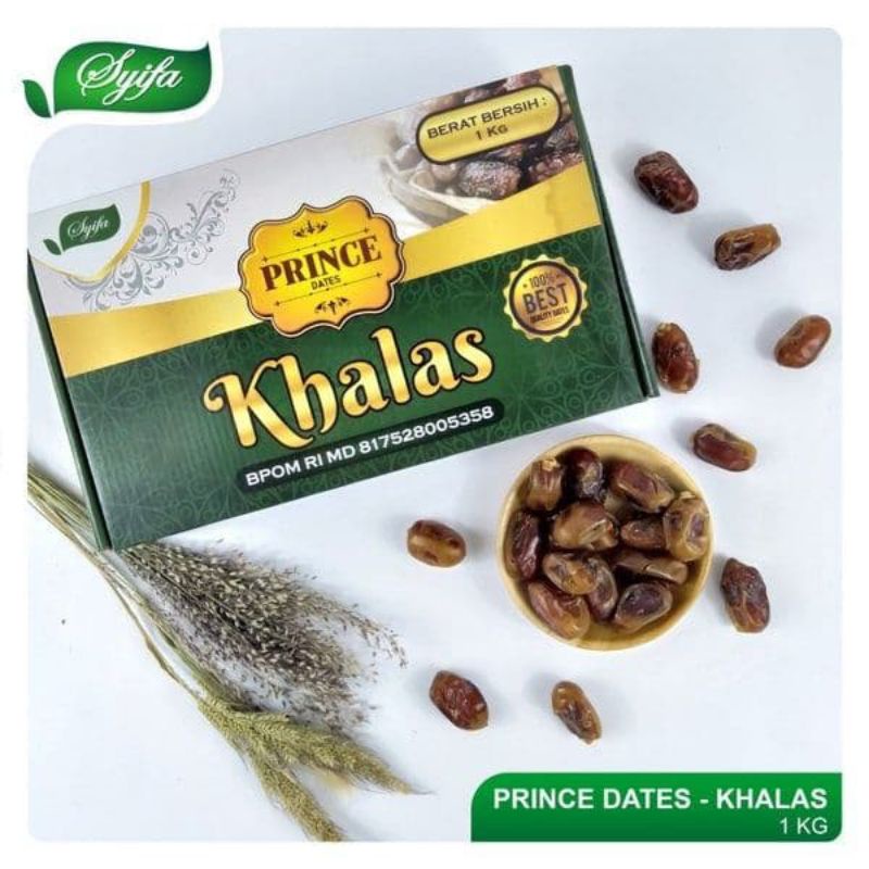 

Kurma Khalas King Dates Arab 1 Kg