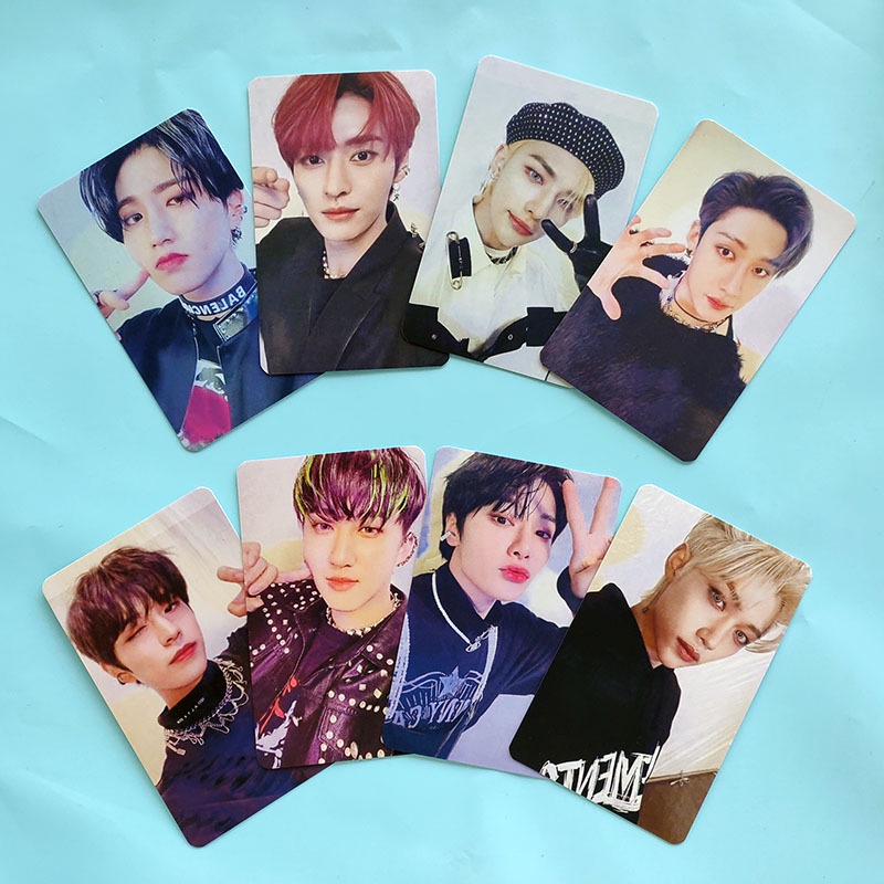 8pcs Kartu Lomo Foto Album Stray Kids