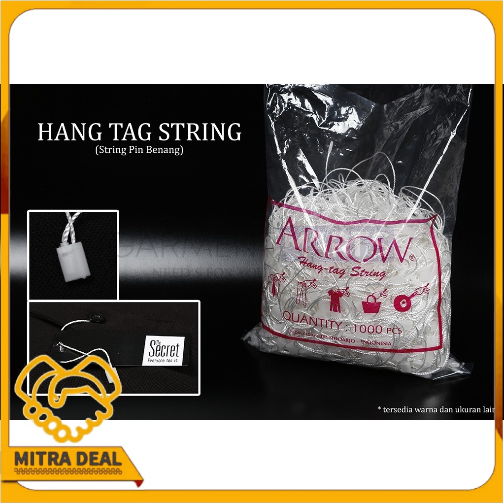 

[COD] LOCK PIN TALI MERK ARROW / LOOP PIN TALI / TALI HANGTAG (1000pcs)