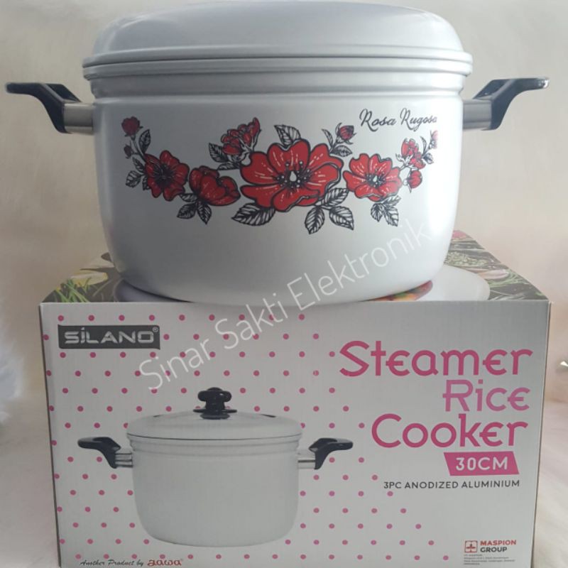 Dandang Panci Kukusan - Steamer - Maspion Pancaguna 30 cm - Dandang Maspion  Pengukus