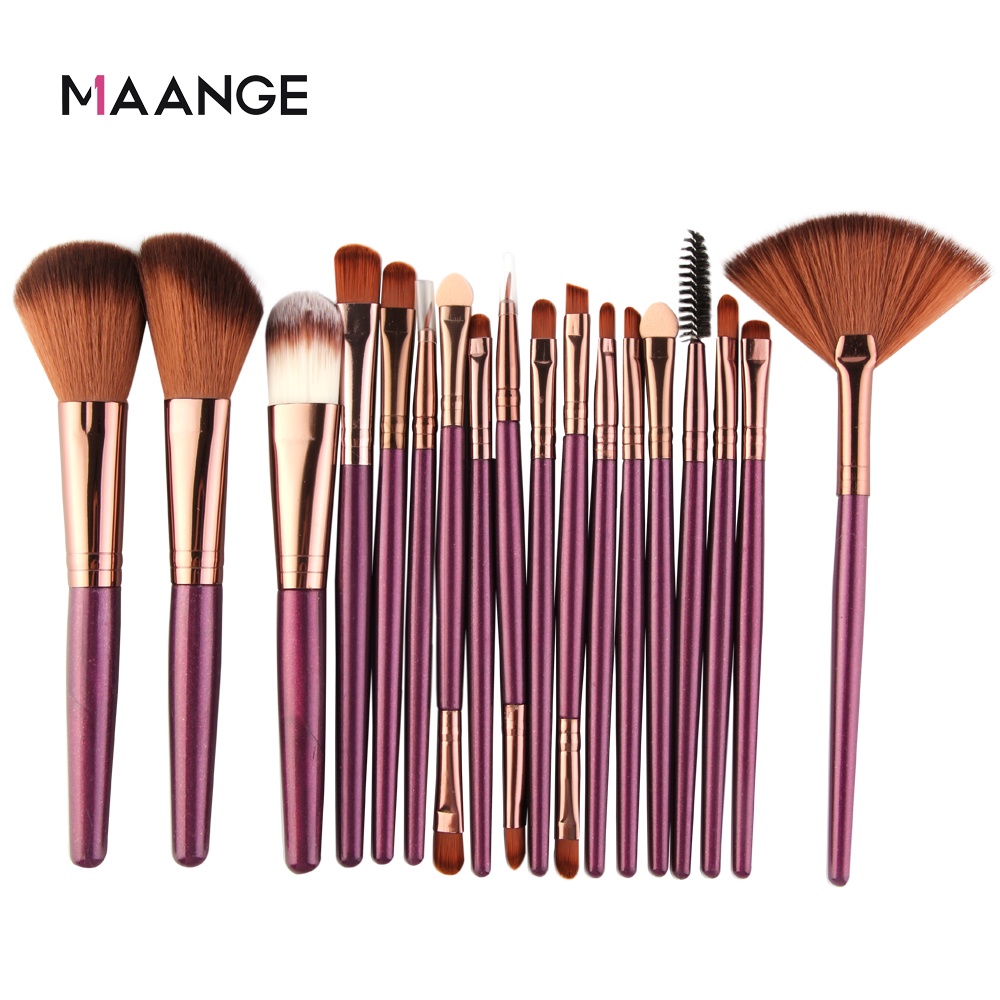 MAANGE 18Pcs Make Up Brush For Eyeshadow Eyebrow Blush 100% Brand New &amp; High Quality MAG5445