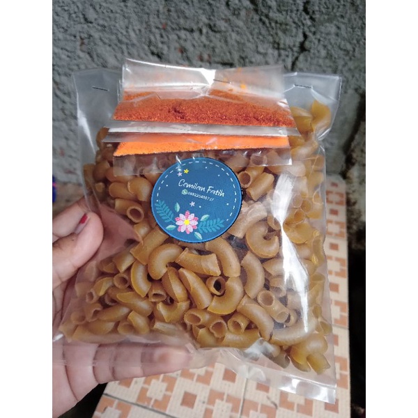 

MAKRONI MENTAH MAKLOR FREE BUMBU BUAT Tambahan cilor