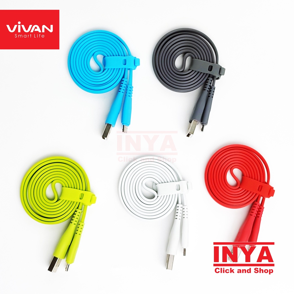 VIVAN MICRO USB 2.1A DATA CABLE 100cm - Kabel Data