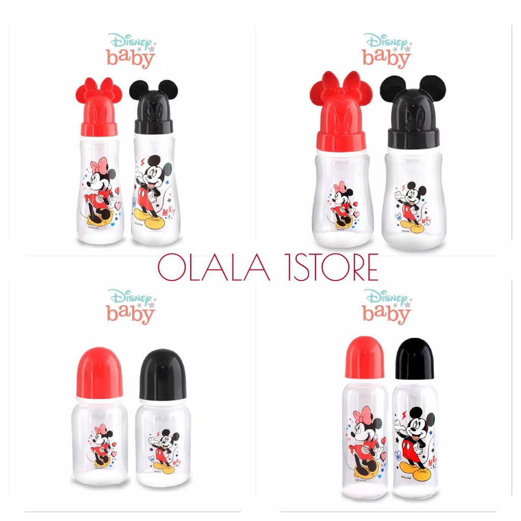 LUSTY BUNNY - DISNEY BOTOL SUSU REGULAR ROUND BOTTLE CHARACTER MICKEY MINNIE BUNNY