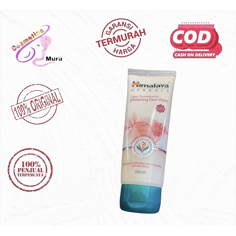 [ sabun wajah complete 100 gr ] himalaya herbals clear complexion whitening face wash - oil control | exfoliasi daily face wash | aloevera face wash 100 gr