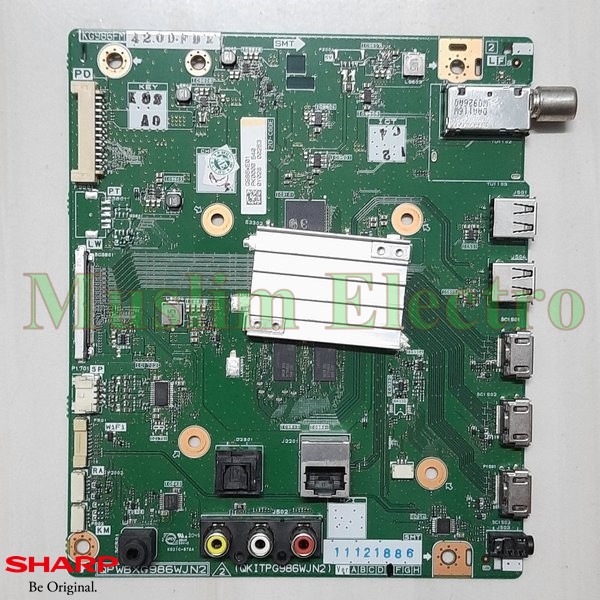 Mainboard LED TV Sharp 4T C60BK1X