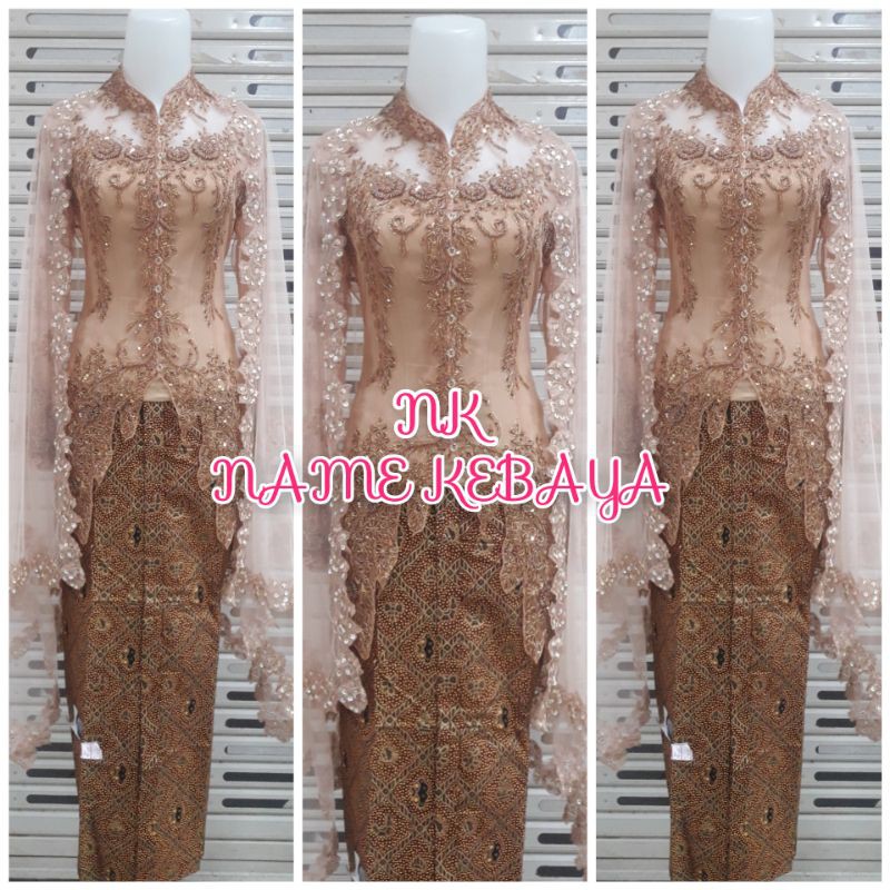 set kebaya akad nikah kebaya modern