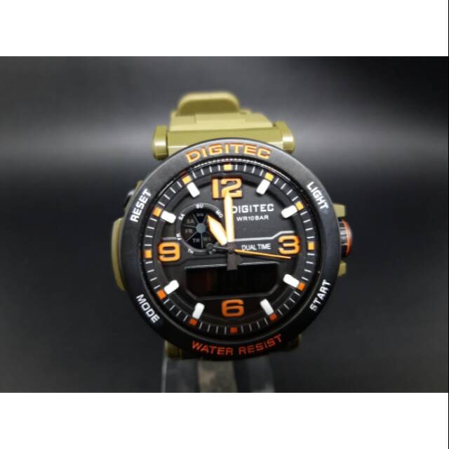 Jam Tangan Digitec DG 2119 Green Army Original
