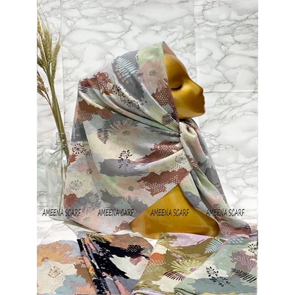 hijab segi empat/segi empat dewasa/segi empat waffle premium/hijab terbaru/kekinian/hijab motif kere