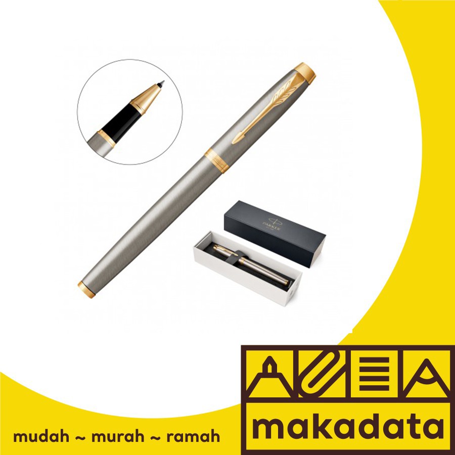 

BALLPOINT BOLPEN PULPEN PARKER IM BRUSHED METAL GT RB HD TB
