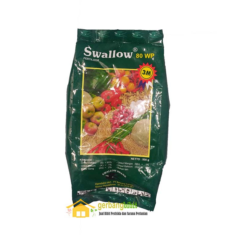 Pupuk Fertilizer Swallow 80 Wp 500Gr