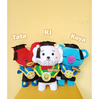 [PROMO] Boneka Wisuda BTS BT21 / Boneka BTS / BT21 / Boneka Tata Chimmy Rj Cooky Koya