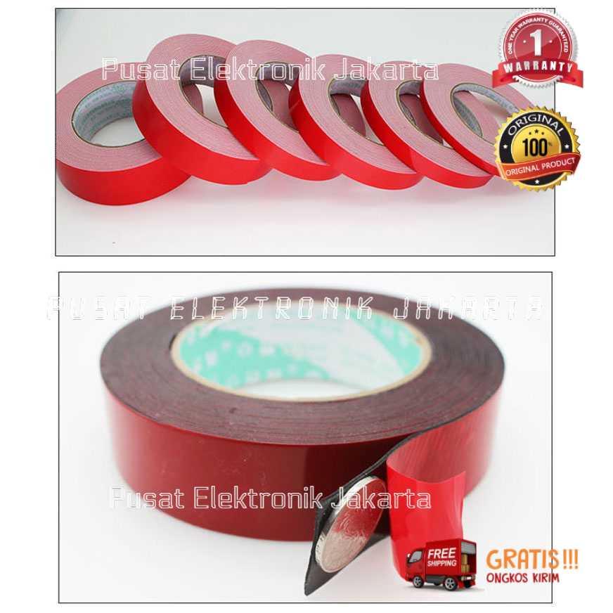 

Pusat Elektronik NIKTO Tape Lakban Double Tape 3M Foam Serba Guna Size 10m Free Ongkir