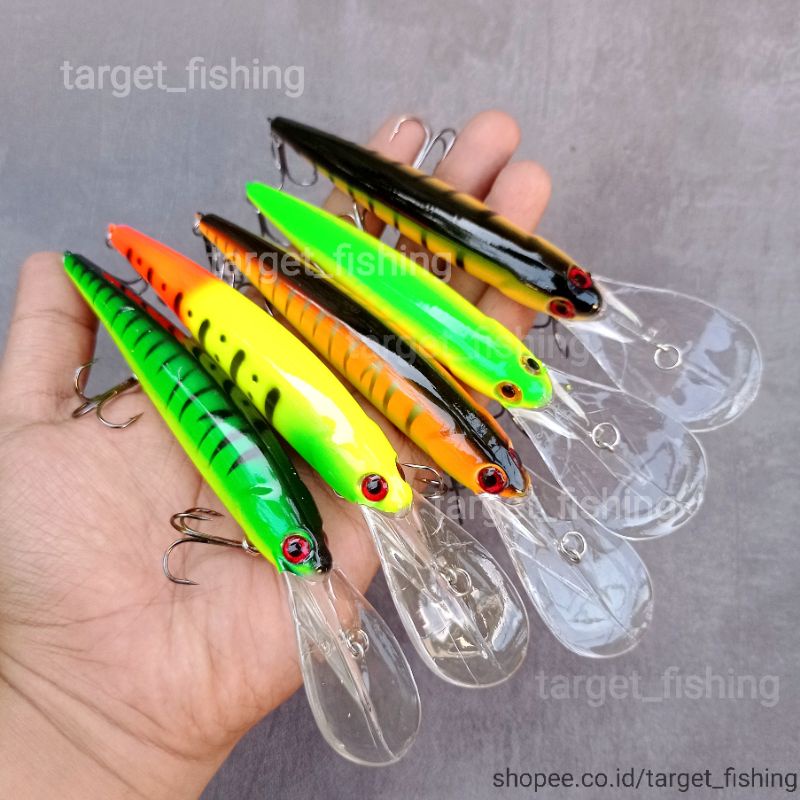 Umpan Trolling Rattle 3meter - Lure Trolling Untuk Muara &amp; Laut 12cm 20gram