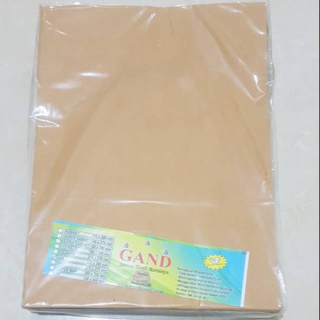 

Amplop coklat A4 100pc Gand
