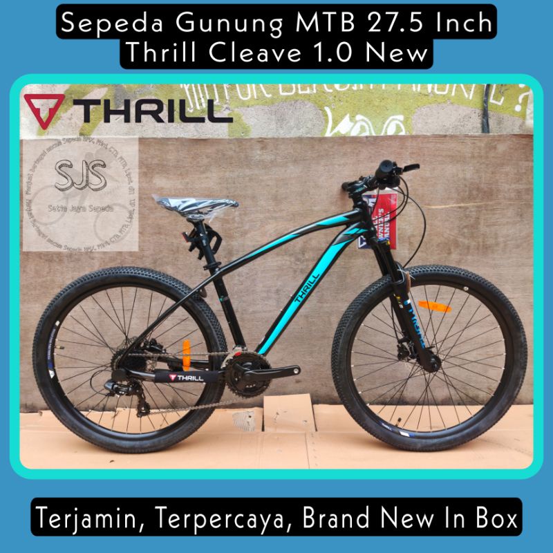 Sepeda Gunung MTB 27.5 Inch THRILL CLEAVE 1.0 HD Alloy 3x8 Speed New