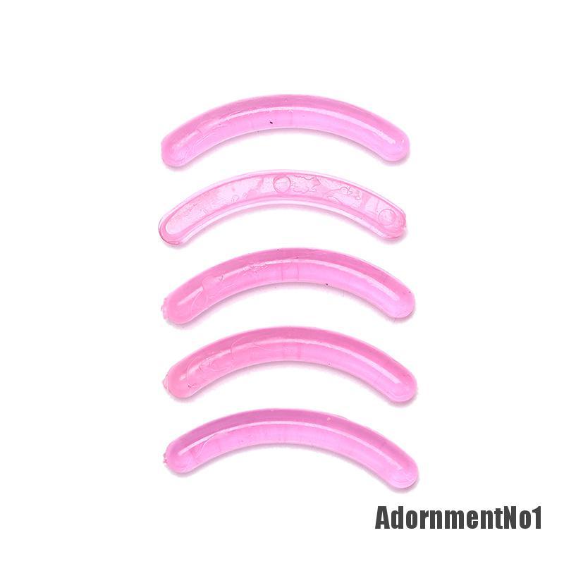 (Adornmentno1) 10pcs / Set Pad Karet Pengeriting Bulu Mata Extension