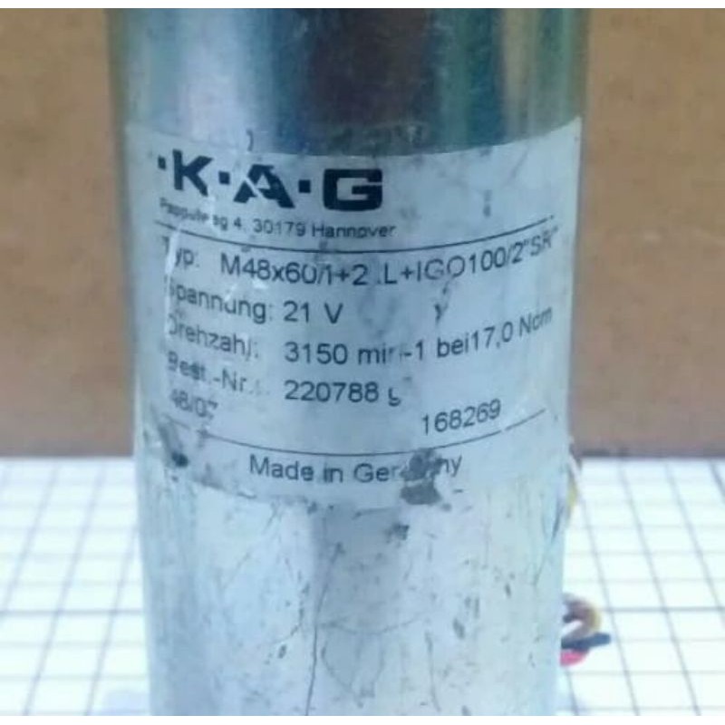 Motor Dc 12V 2250Rpm 3A KAG