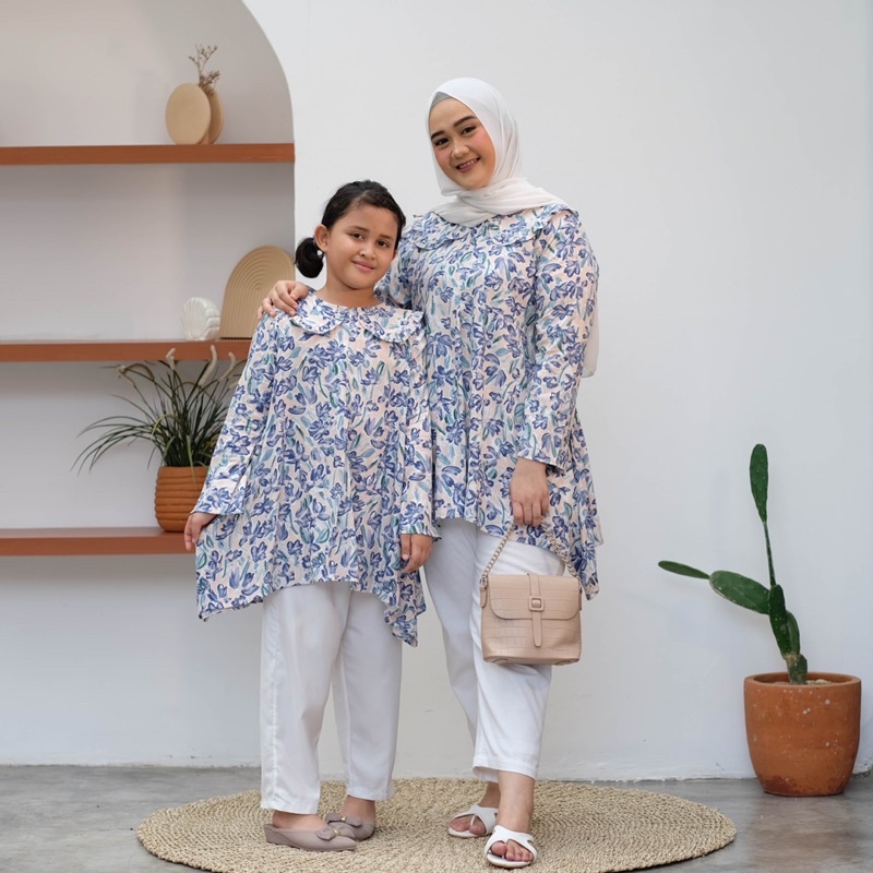 BLOUSE COUPLE BLOUSE IBU DAN ANAK BAJU ATASAN COUPLE IBU DAN ANAK BLOUSE KAULA