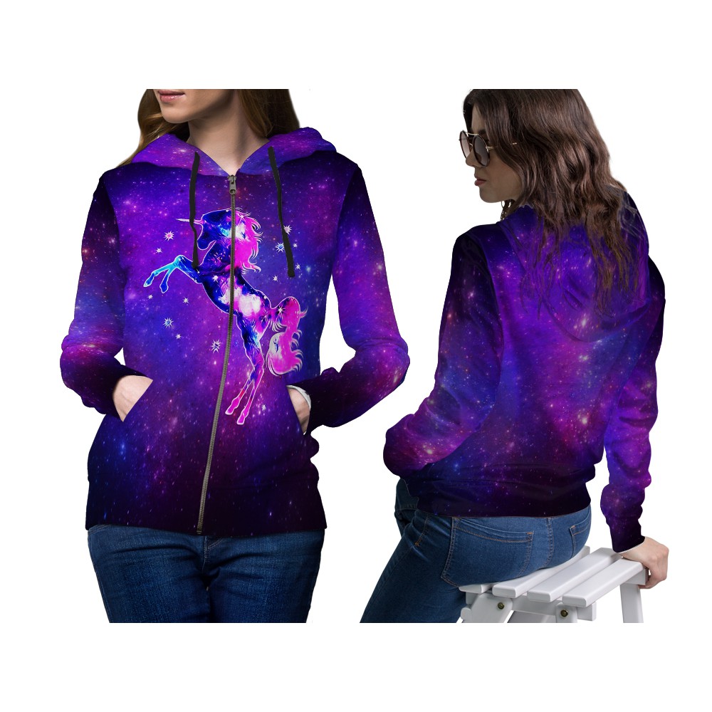 jaket hoodie galaxy