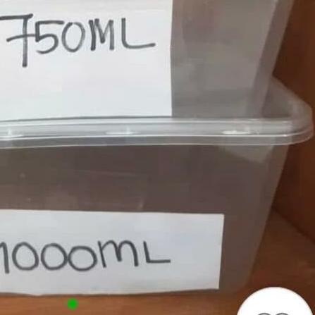 thinwall kotak plastik kiip 1000 ml / kotak makan plastik 1000 ml