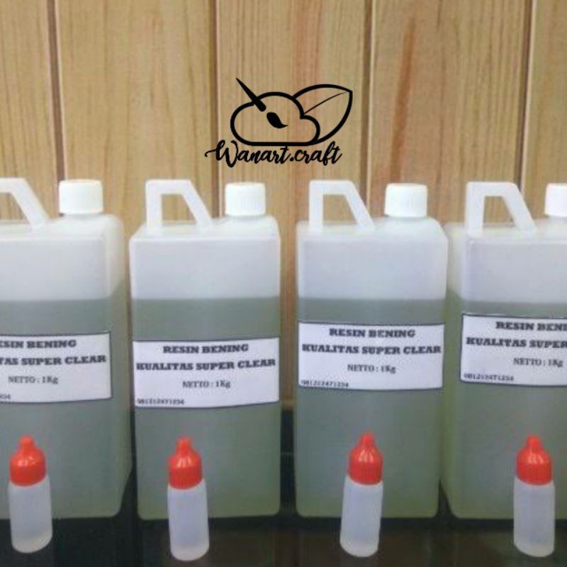 

Resin Bening 1 Kg + Catalyst Super bening