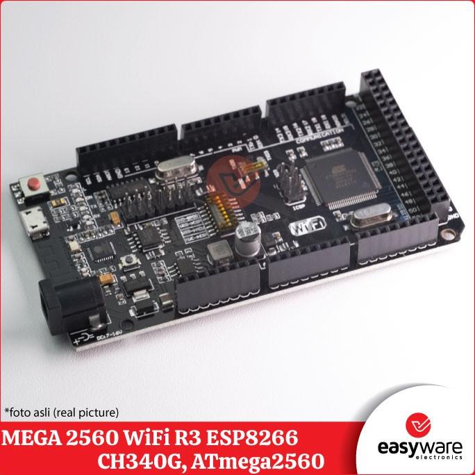 MEGA 2560 WIFI R3 ESP8266 ARDUINO MEGA WIFI WITHOUT CABLE easywa53 Kualitas Baik