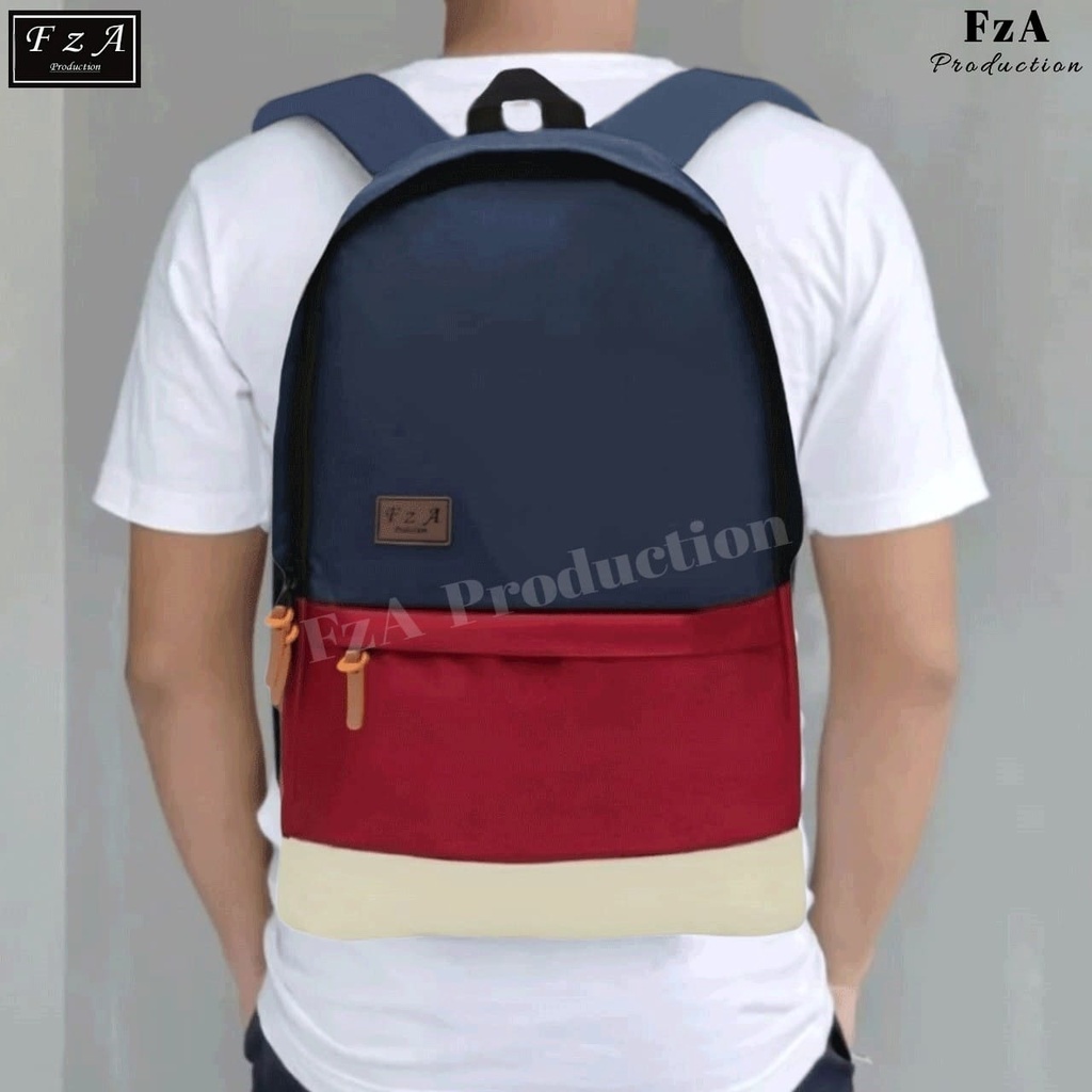 FzA Official - Tas Ransel Distro Original Casual pria Wanita / Tas Ransel Laptop / Backpack Sekolah Kuliah Distro Original Tas Punggung Laptop