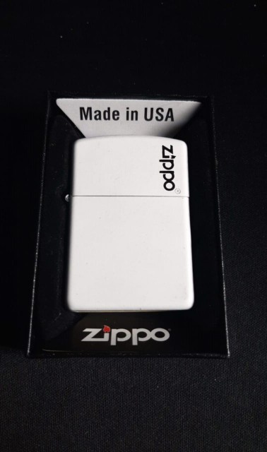 Zippo Matte Warna Putih Grade Ori