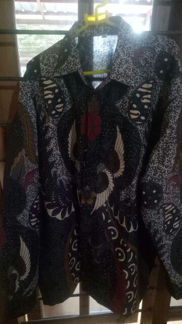 Batik Naufakencana-batik Pria Modern-batik Solo-batik Kerja-batik Kantor-tersedia Size Jumbo