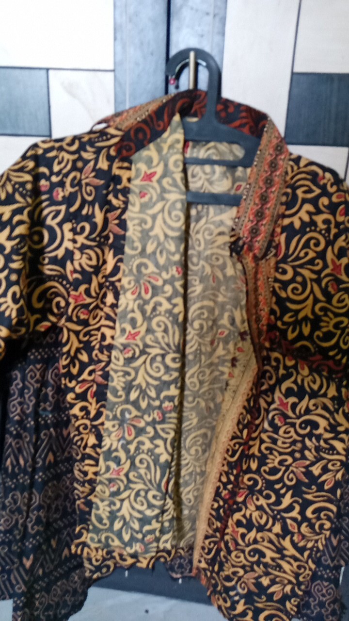 Bisa Cod Bswart Batik Hrb026 Kenongo Hem Pendek Padi Pekalongan M Lxl Batik Pria Murah Modern Grosir