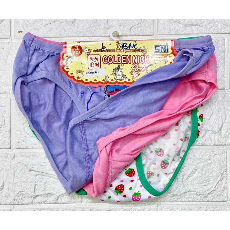 CD Anak | Celana Dalam Anak-Anak Perempuan GOLDEN NICK CD068B