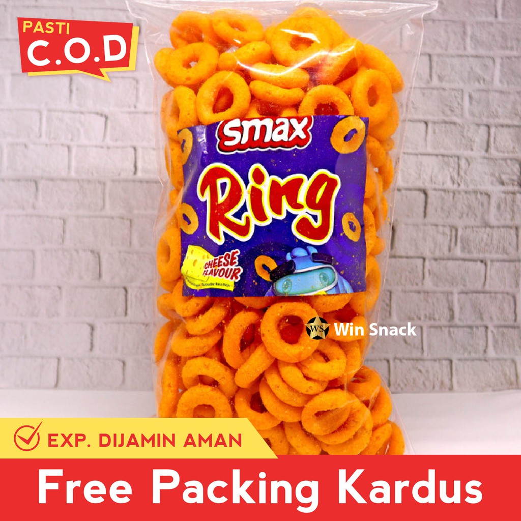 

SNACK MAKANAN RINGAN Smax Ring Cheese Smax keju cemilan enak 200 gr