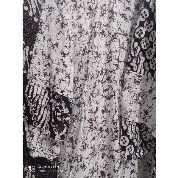 LONGDRESS RAYON BATIK REMPEL/ DASTER PANJANG  BY L'EEZA