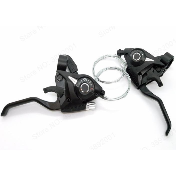 BRIFTER SHIFTER SEPASANG KIRI KANAN 3 x 7 8 9 SPEED HANDLE EF51