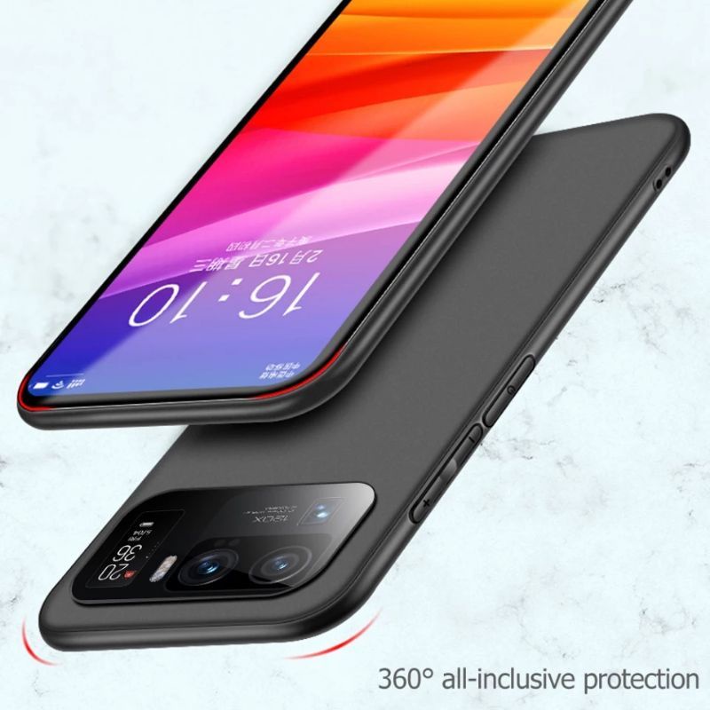 Softcase Matte Mi 11 Ultra Thin Premium Black Cover Case