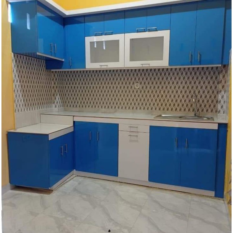 Promo Model Kitchen Set Minimalis Terbaru 2021 Bahan Multriplek  Finishing Hpl Taco