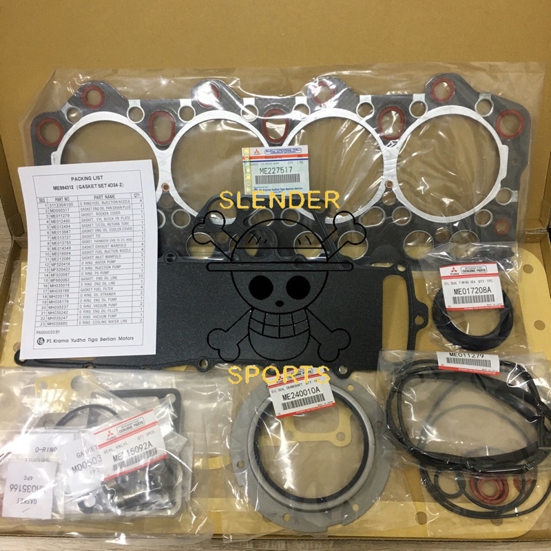 PAKING SET PACKING FULL SET MITSUBISHI PS125 CANTER PS125 TURBO