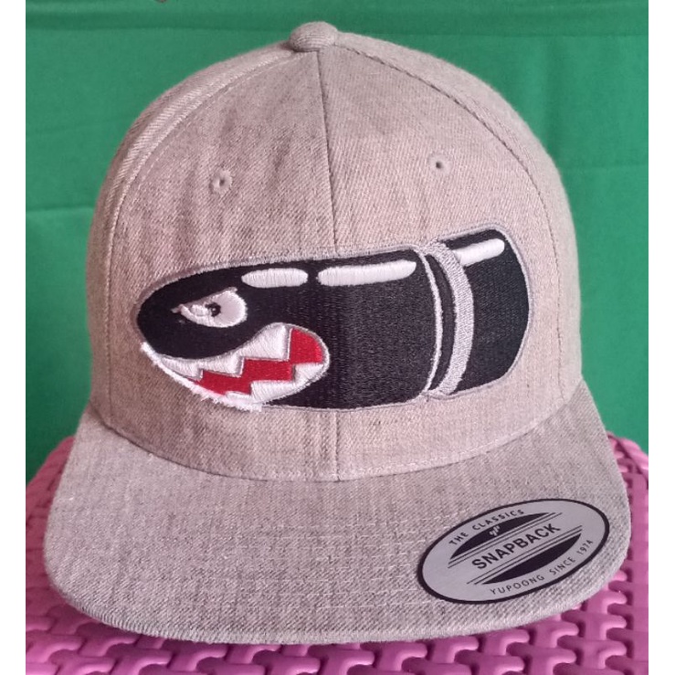 Topi Classic Yupoong Bordir Ikan Hiu